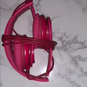 Practically new pink beats by dr. Dre headphones
